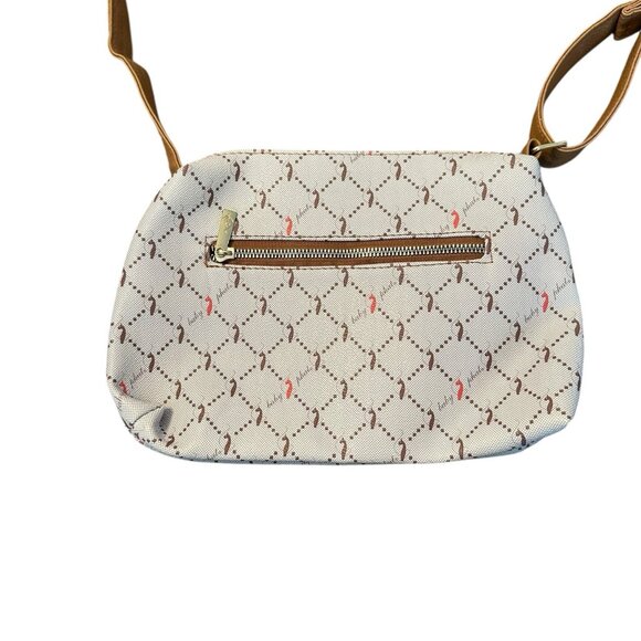 Baby Phat Tan Crossbody Purse Adjustable Strap Cat Spellout Logo Y2K Hip Hop - Picture 6 of 11